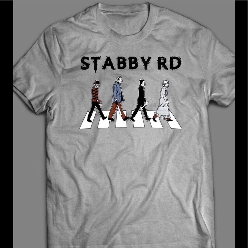 ABBEY ROAD HALLOWEEN KILLERS PARODY RARE SHIRT 🔥